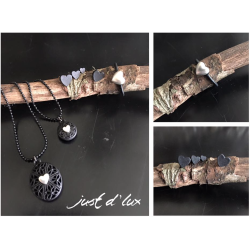 Necklace Double - Just d&acute;lux. With hearts