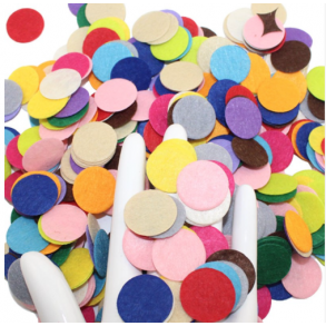 Runde filt Accessories - 200 stk. 25 mm.