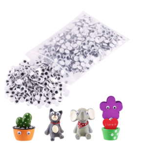 Plastic Moving Eyes 7mm 100 stk