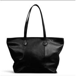 Muud - Sara - Hndlavet Ldertaske Fv. Sort