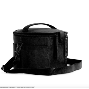 Muud - Enturn - Hndlavet Strikke Ldertaske Farve Sort