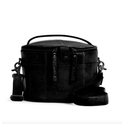 Muud - Enturn - Hndlavet Strikke Ldertaske Farve Sort