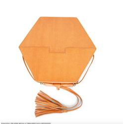 Muud - Evita XL - Hndlavet Lder Opbevaringsboks Med Lg Farve Whisky