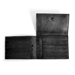 Muud - Elvia _ Hndlavet Lderpung Til Nle Fv. Sort