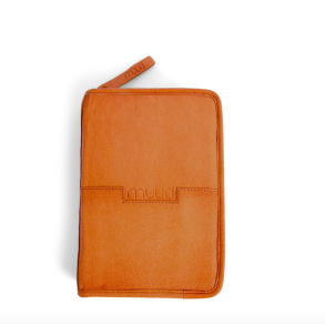 Muud - Effi _ Ldertaske til Broderisten Farve Whisky