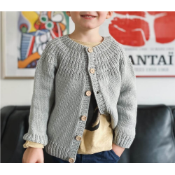 Petiteknit - Ankers Jakke - Enkeltopskrift