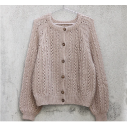 Knitting For Olive - Vaffelcardigan - Enkeltopskrift