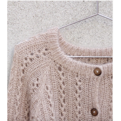 Knitting For Olive - Vaffelcardigan - Enkeltopskrift