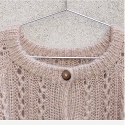 Knitting For Olive - Vaffelcardigan - Enkeltopskrift