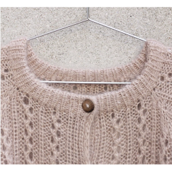 Knitting For Olive - Vaffelcardigan - Enkeltopskrift