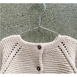 Knitting For Olive - Retrillecardigan B�rn - Enkeltopskrift