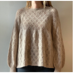 Knitting For Olive - Pizza Bluse Voksen - Enkeltopskrift