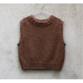 Knitting For Olive - Olives vest b�rn - Enkeltopskrift
