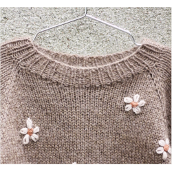 Knitting For Olive - Daisysweater - Barn - Enkeltopskrift