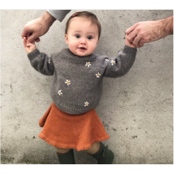 Knitting For Olive - Daisysweater - Barn - Enkeltopskrift