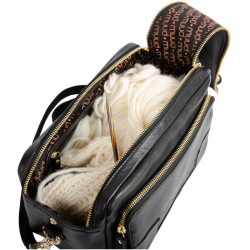 Muud - Stavanger - Hndlavet Lder Strikke Crossbody Limited Edition - SPAR 40%