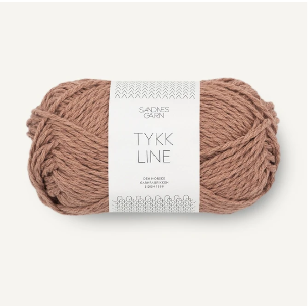 Sandnes - Tykk Line Farve 3542 Rosa Sand