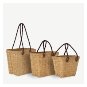 Strikketaske m. Lderhanke. 