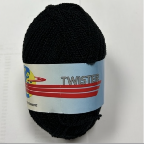 G-B Garn - Twister Fv. 06 Sort