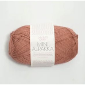 Sandnes - Mini Alpakka Farve 3834 Lys Terracotta