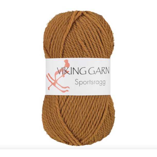  Sportsragg - Viking Garn - Farve 546 Okker