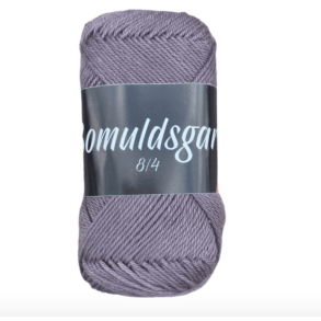 Bomuld 8/4 Fv. 42 Grlilla/Rosin - PAKKE MED 10 NGLER