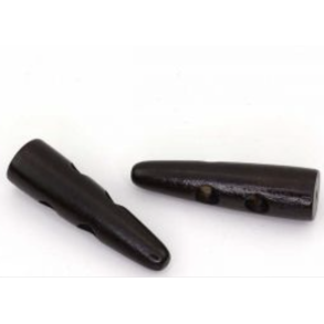 Aflang trknap duffel Dark Coffee