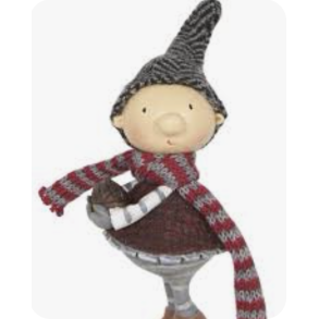 Nisse pige stribet t�rkl�de h�ngende m/ahorn - Ib Laursen - SPAR 50%