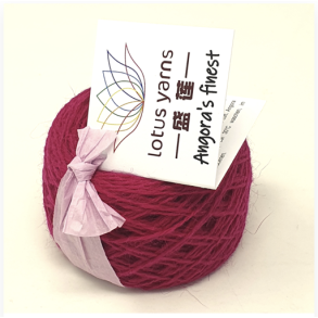 Lotus Yarn - Angora`s Finest Fv. 14 Magenta
