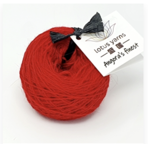 Lotus Yarn - Angora`s Finest Fv. 31 Bright Red