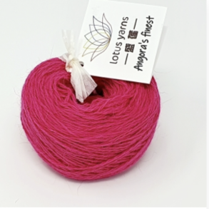 Lotus Yarn - Angora`s Finest Fv. 13 Fuchsia