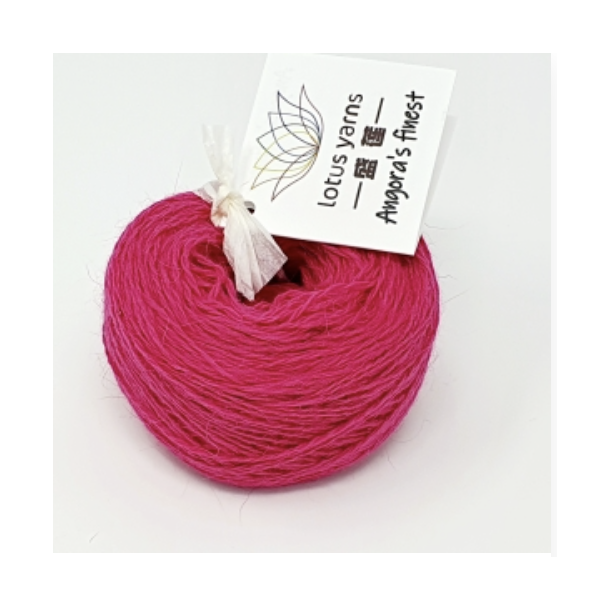 Lotus Yarn - Angora`s Finest Fv. 13 Fuchsia