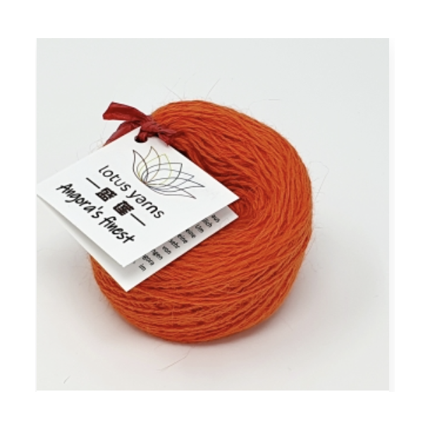 Lotus Yarn - Angora`s Finest Fv. 11 Orange