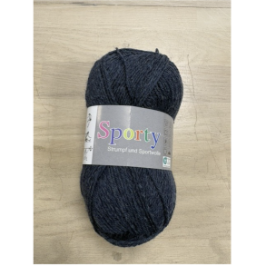 Sporty Str�mpegarn Fv. 54 M�rk Bl� Meleret