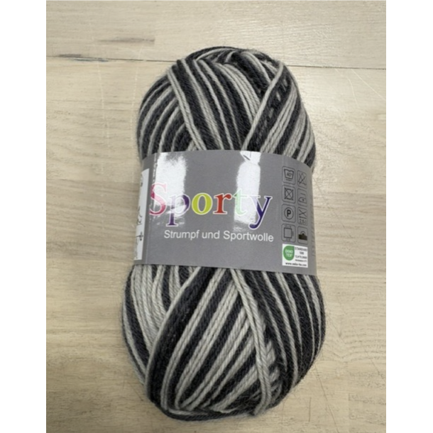 Sporty Str�mpegarn Fv. 870 gr� Multi