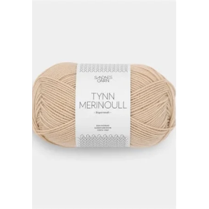 Sandnes - Tynn Merinoull Farve. 2125 Sandskal