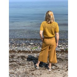 Le Knit by Lene H. Samse - Bladmnstret t-skjorte i LINE - Sommer Ella