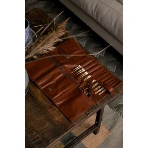 Muud . Stockholm - Luksus-etui til udskiftelige pinde Farve Rich Brown