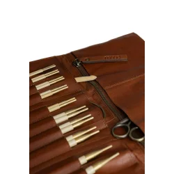 Muud . Stockholm - Luksus-etui til udskiftelige pinde Farve Rich Brown