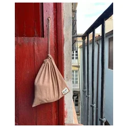 Petiteknit - Knitter's String Bag - Praline Seersucker