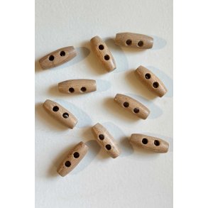 Tr� knebel/Duffel knap B�getr� 30mm