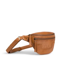 Muud - Vegas - Hndlavet lder onesized Bumbag. Farve Whisky