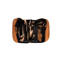 Muud - Voss - Luksus-etui til strikkepinde. Farve Whisky