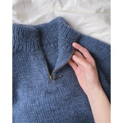 PetiteKnit - Zipper Sweater Junior - Enkeltopskrift