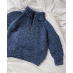 PetiteKnit - Zipper Sweater Junior - Enkeltopskrift