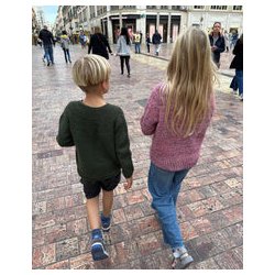 Petiteknit - Terrazzo Sweater Junior - Enkeltopskrift