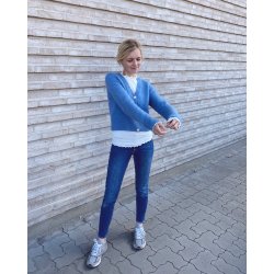 PetiteKnit - April Cardigan - Enkeltopskrift