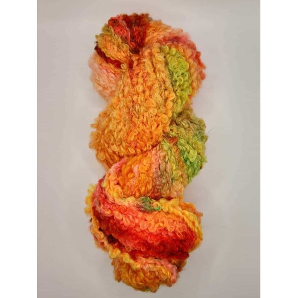 Handdyed - Bulky Alpaca Boucl Fv. 90 Multi