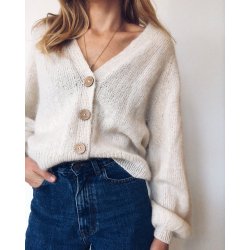 PetiteKnit - Balloncardigan - Enkeltopskrift