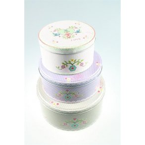 Metaldser st med 3 stk.